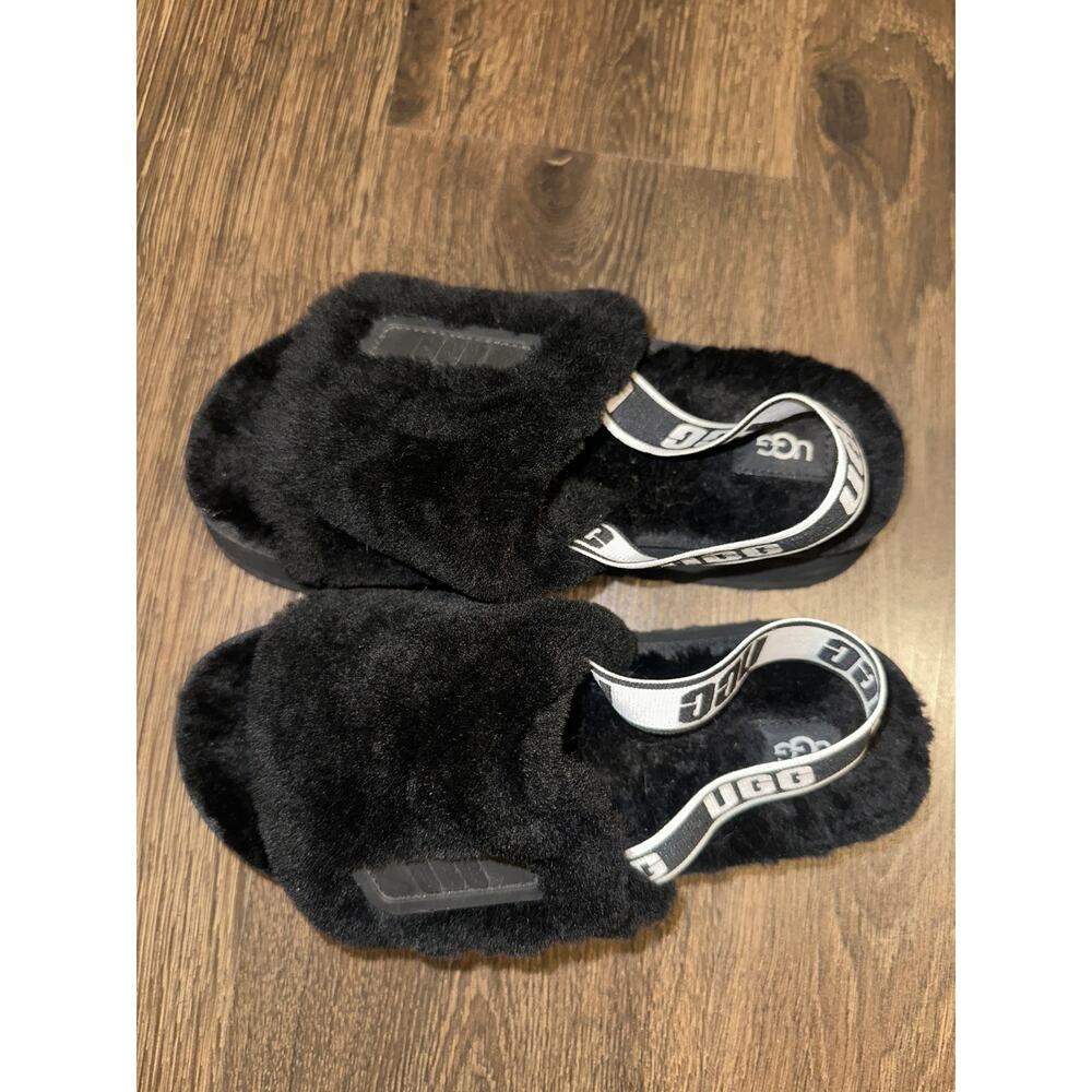 Ugg Slip On Slides Black Sz7 - image 3